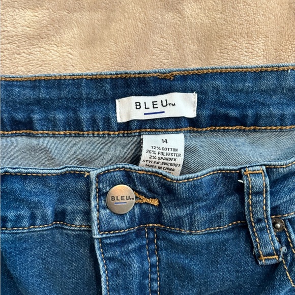 BLEU Jeans Size 14 Raw Hem - Picture 2 of 7